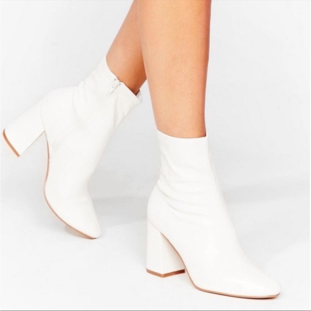Girlhood white boots